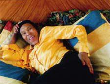 A red ribbon around my house