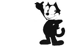 Félix le chat en lieu sûr