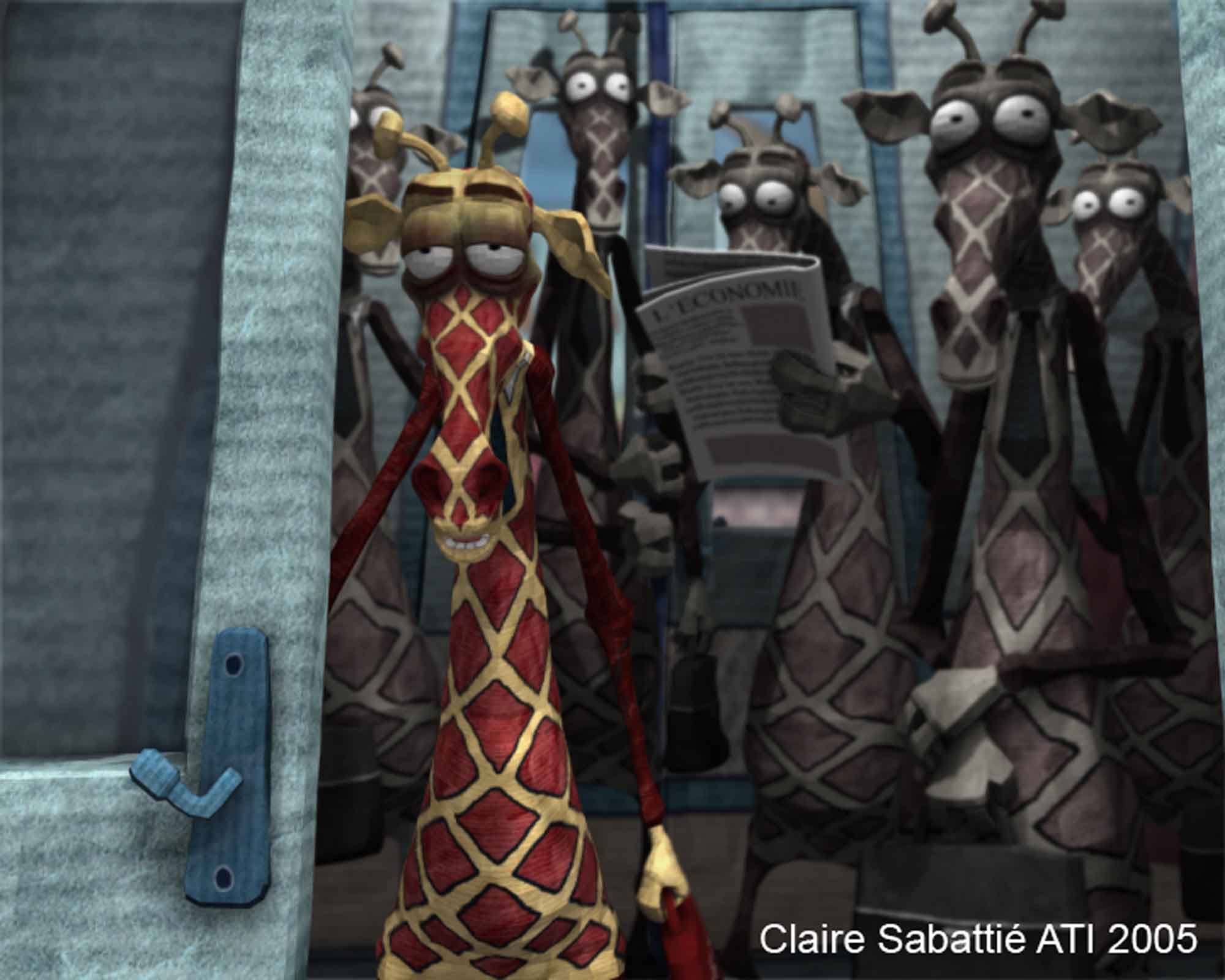 Tête dans les nuages