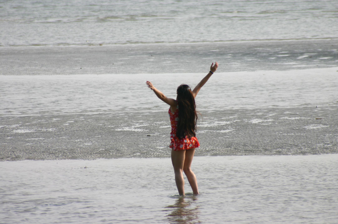 Girl in a Soap Bubble