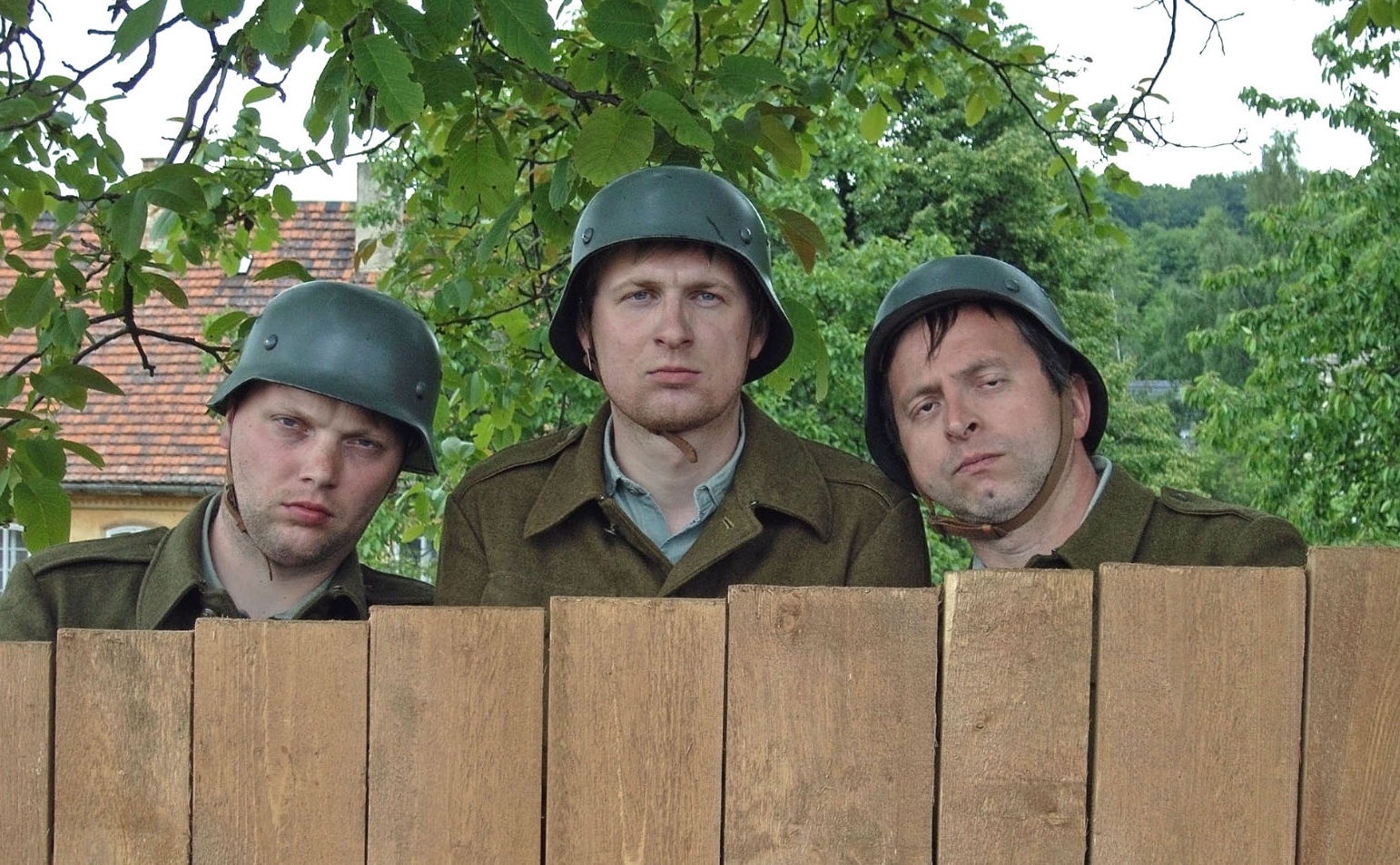 Bilder von der Verteidigung eines Hofes