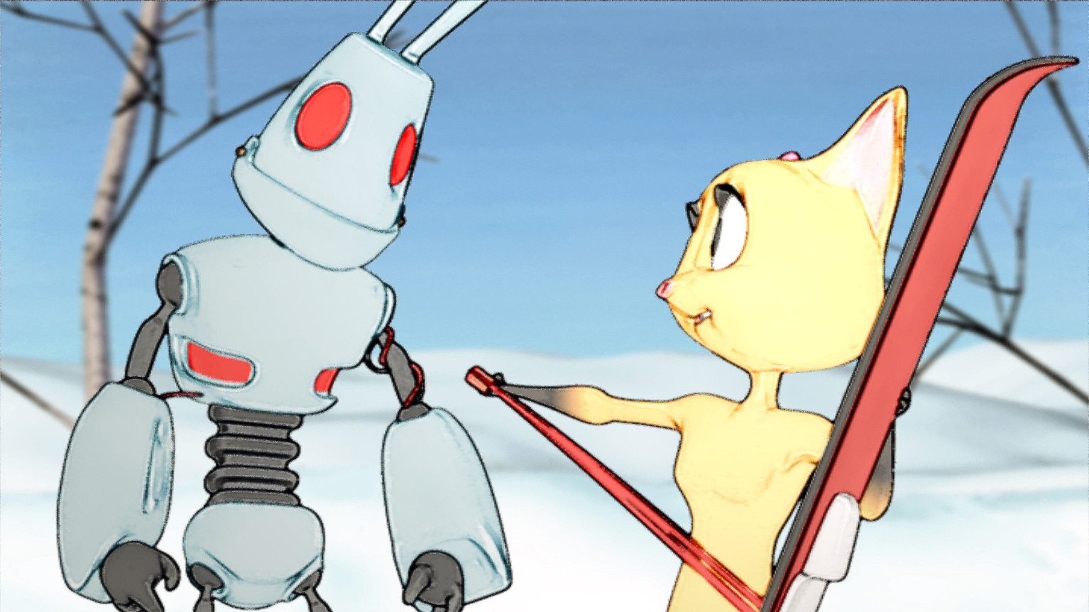 Kaisa & Harax: Skidtavlingen