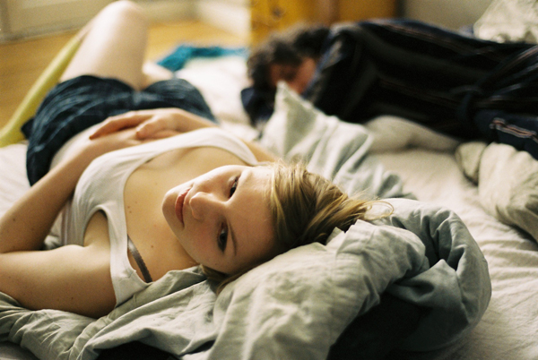 Mädchen mit den gelben Strümpfen