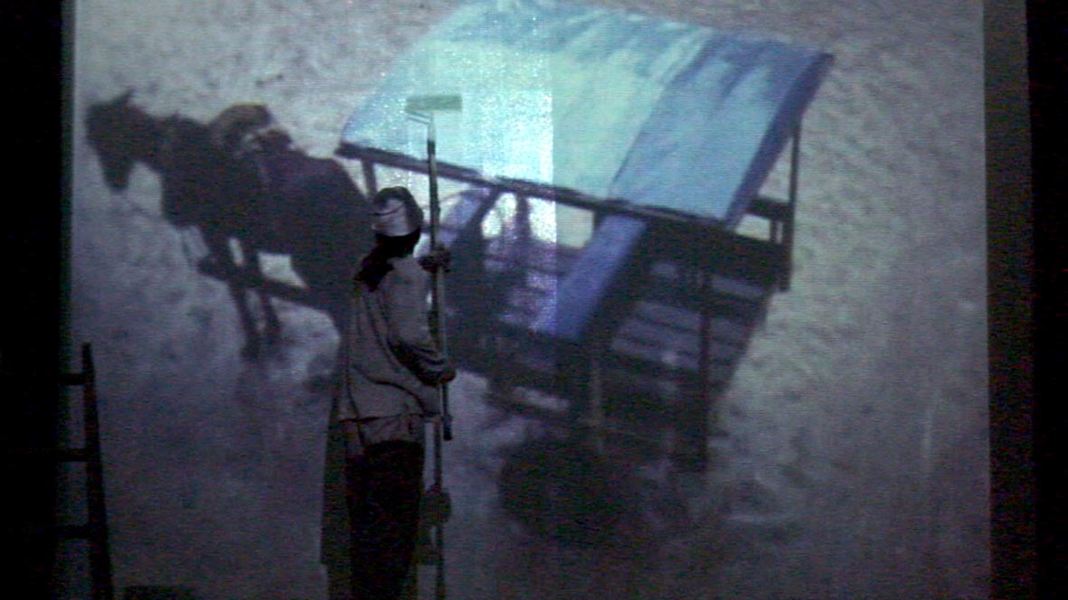 Pintor Tira El Cine a La Basura