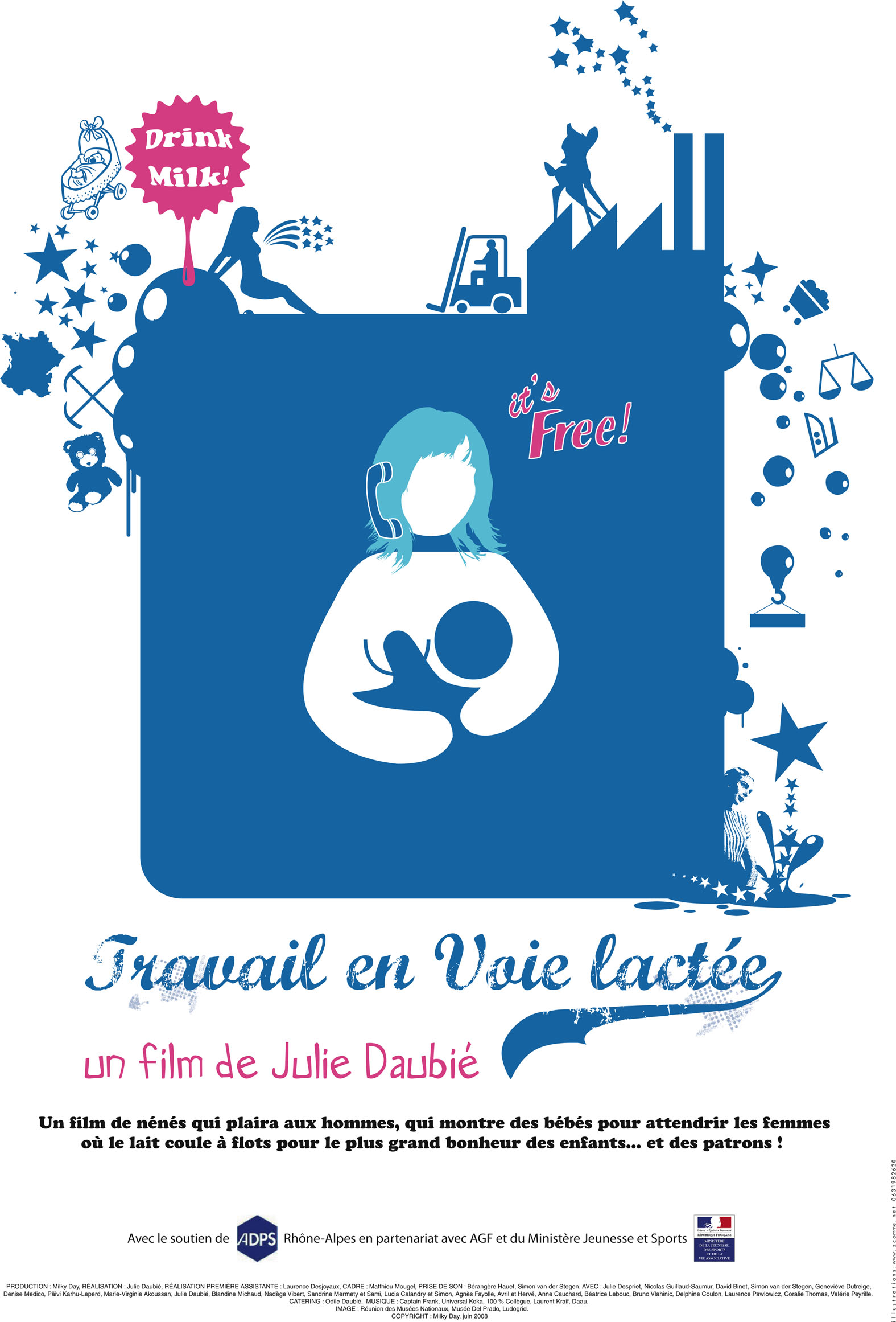 Travail en voie lactée