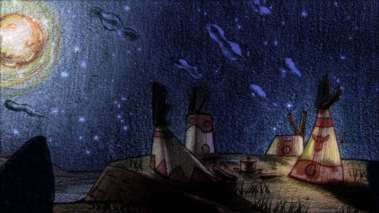 Vieille et l'araignée