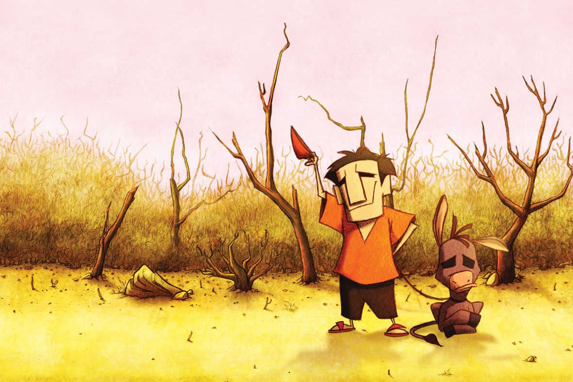 Josué eo pé de macaxeira