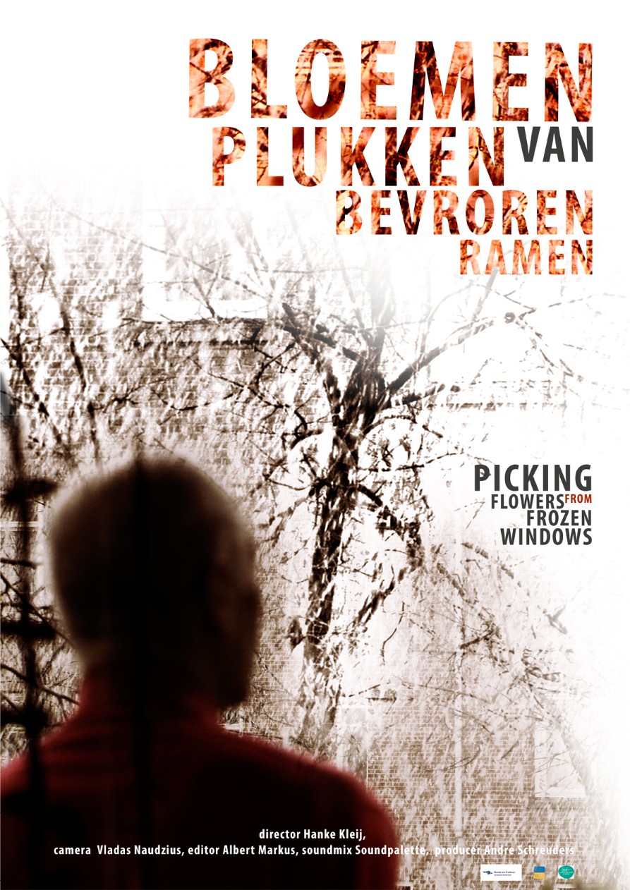 Bloemen Plukken van Bevroren Ramen