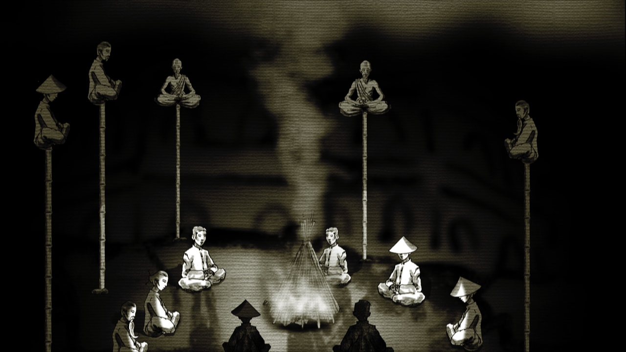 Source aux fleurs de pêchers