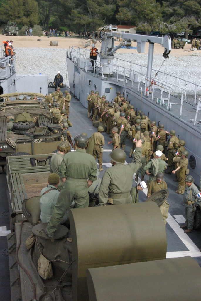 Au soldat inconnu, le débarquement de Provence