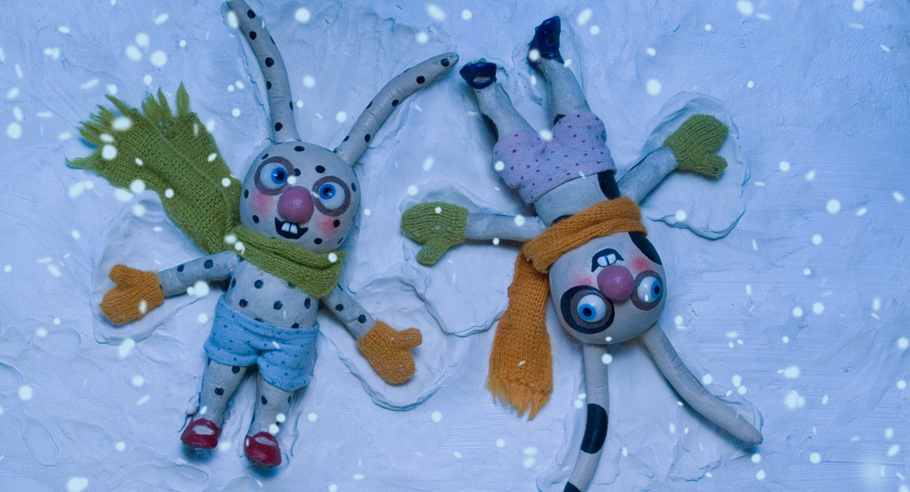 Prick och Fläck snöar in