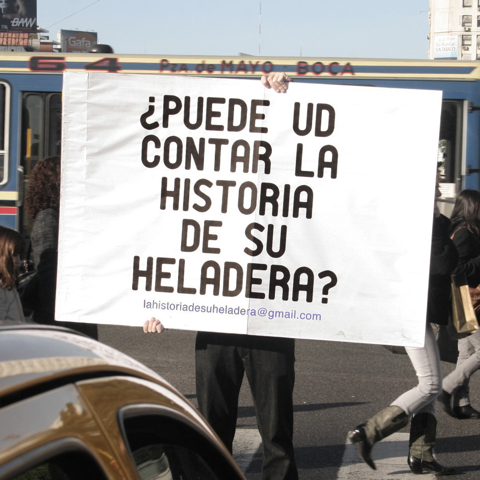 ¿Puede usted contar la historia de su heladera?