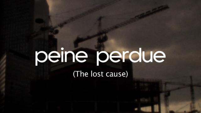 Peine perdue