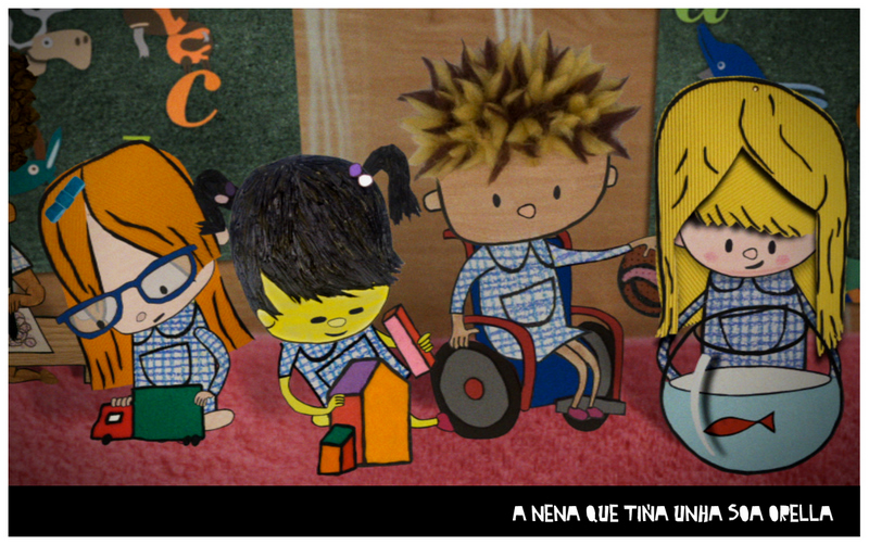 Niña que tenía una sola oreja