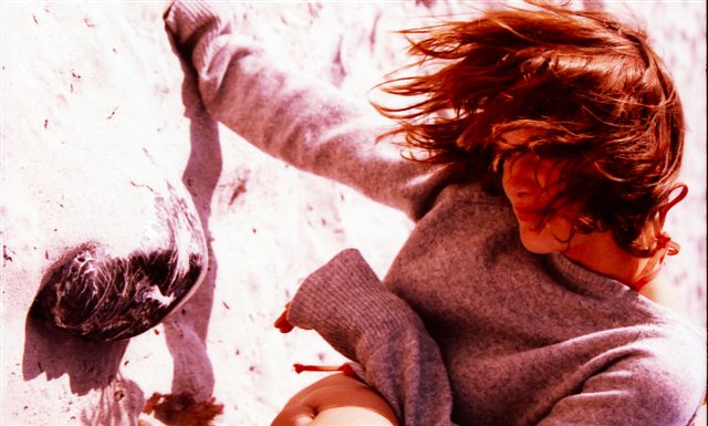 Jacqueline am Strand