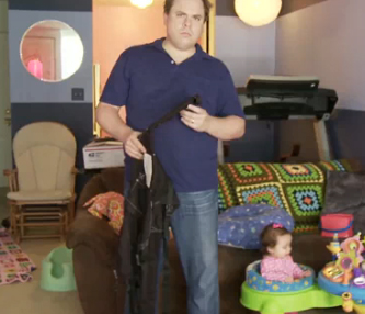 Dad vs. Baby Carrier