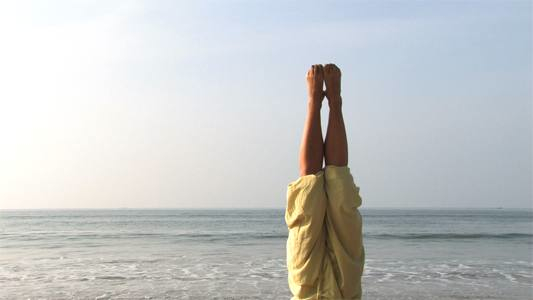 Snapshots from a vacation or a film entitled A Fine Balance