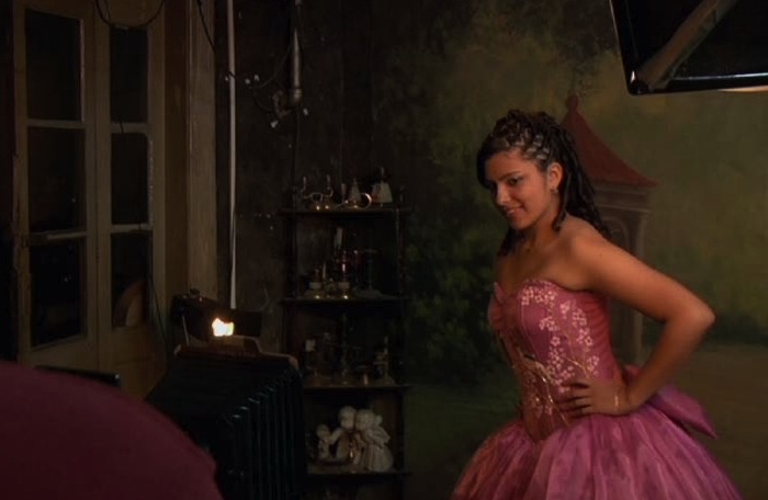 Sólo pase la persona que se va a retratar