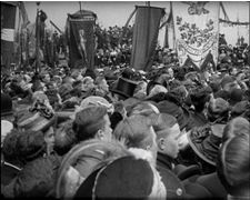 Bjørnstjerne Bjørnsons Lig føres gennem København