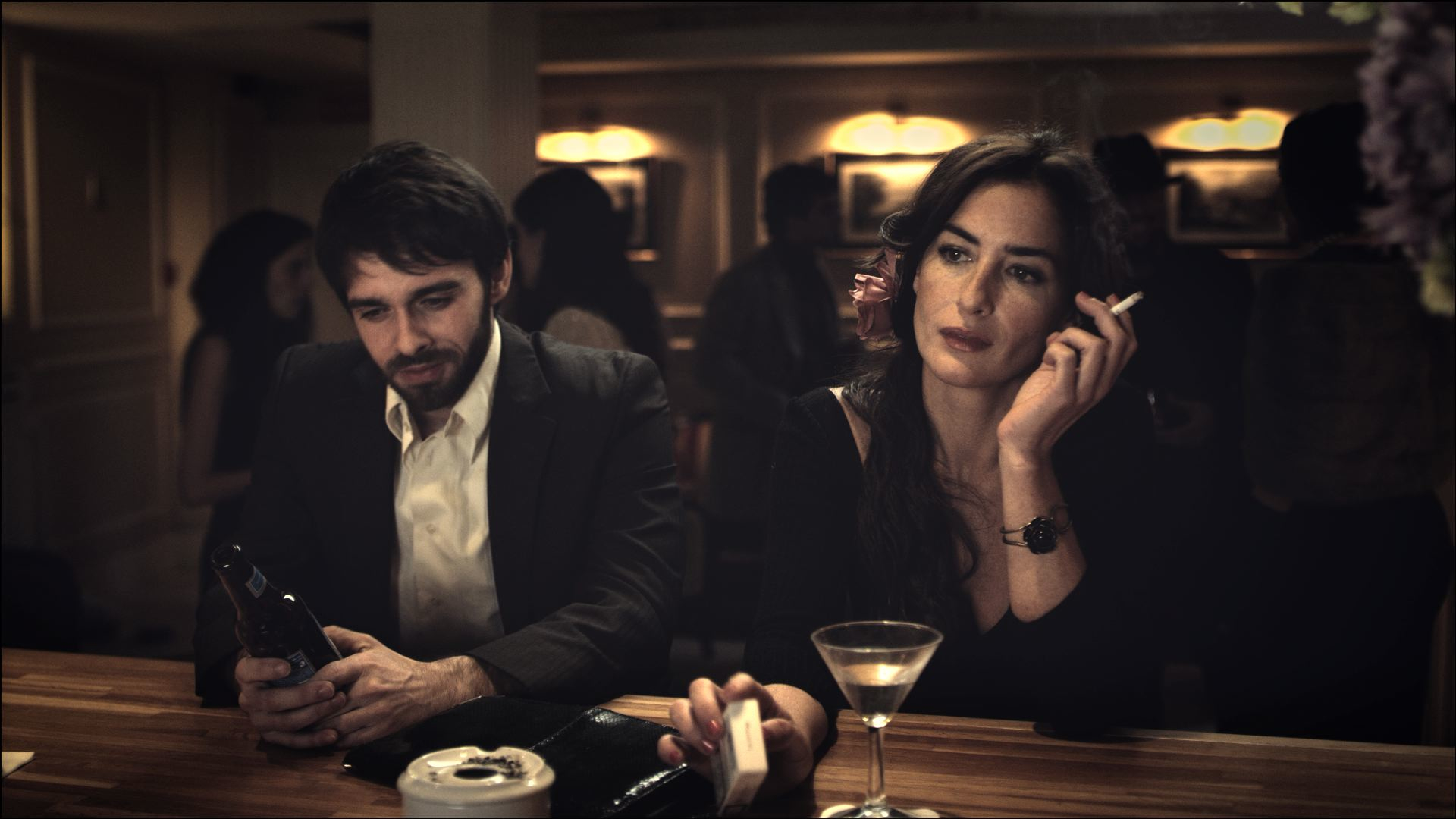 Una flor en recepción