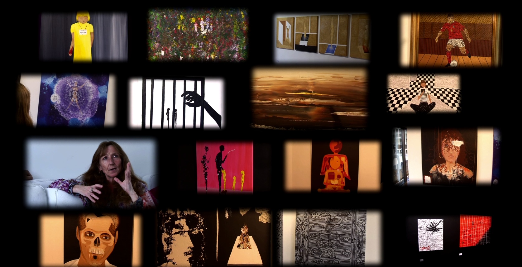 Painting With 14 Personalities