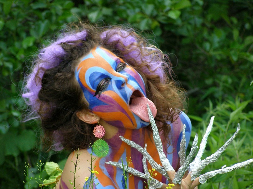 Circle drums in the back yard