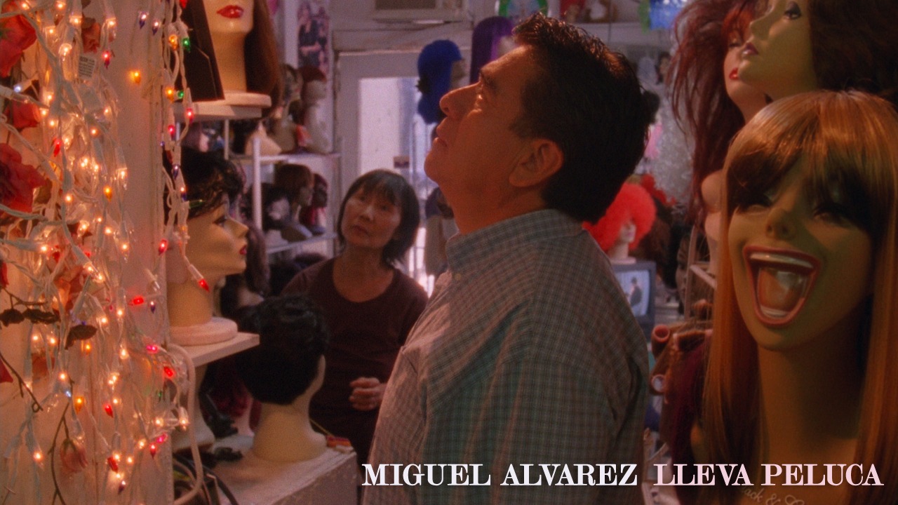 Miguel Alvarez lleva peluca