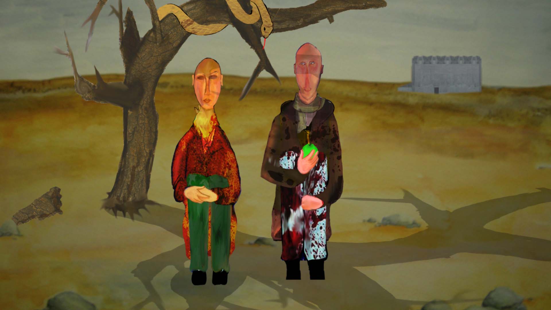 Tier, das lügen kann