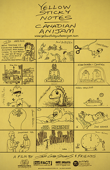 Yellow Sticky Notes / Canadian Anijam