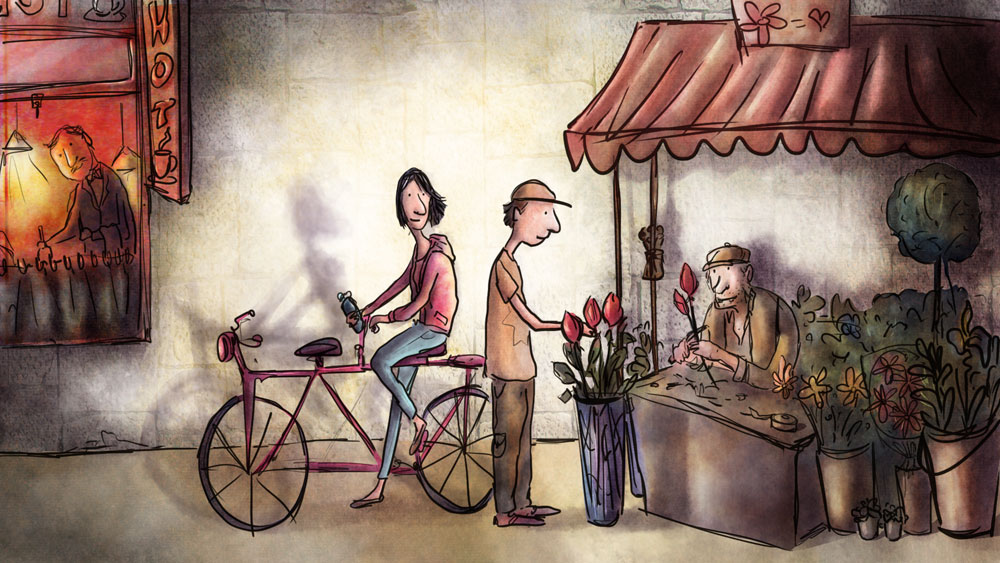 Lady with Flower-Hair