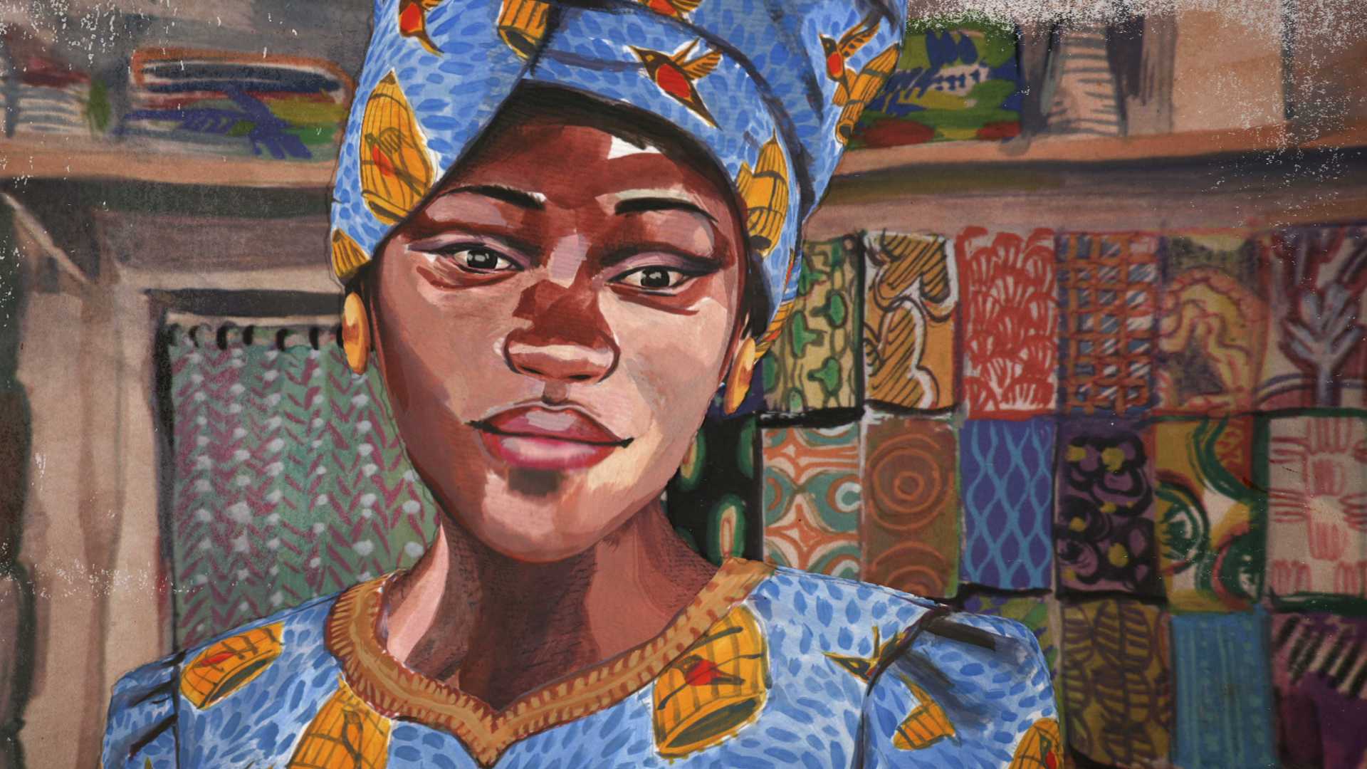 Portraits de voyages : Côte d'Ivoire, Le Wax