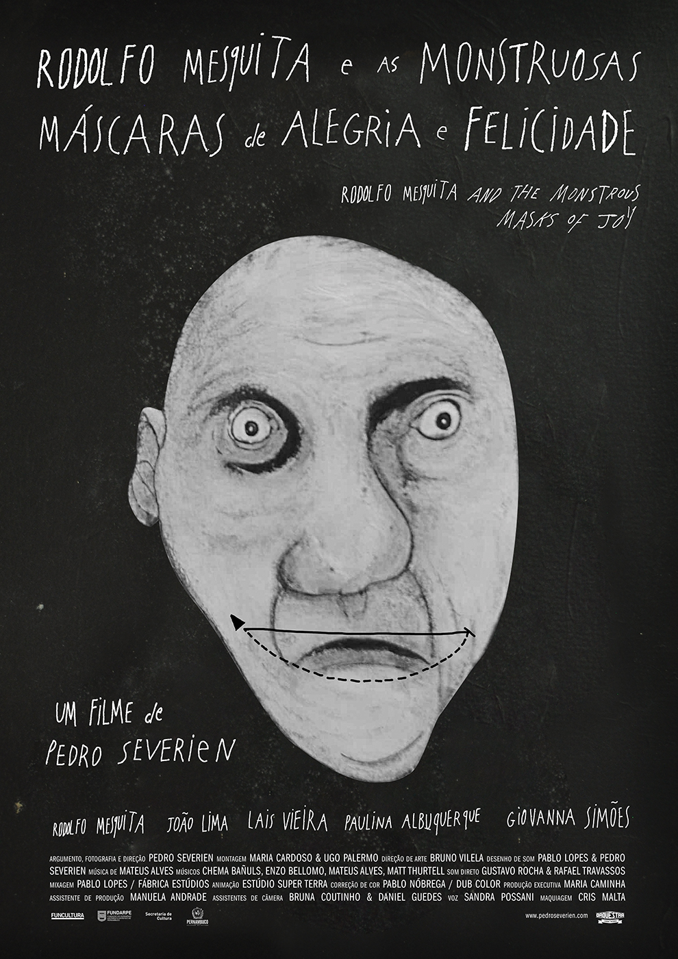 Rodolfo Mesquita e as monstruosas máscaras de alegria e felicidade
