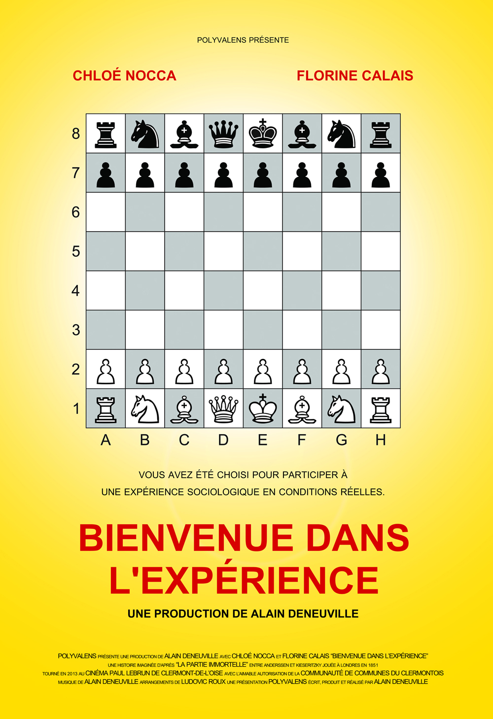 Bienvenue dans l'expérience