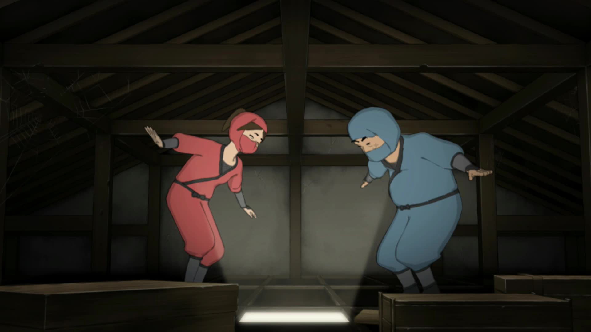 Peeping Life World History - Ninjas In an Ambush Under the Roof
