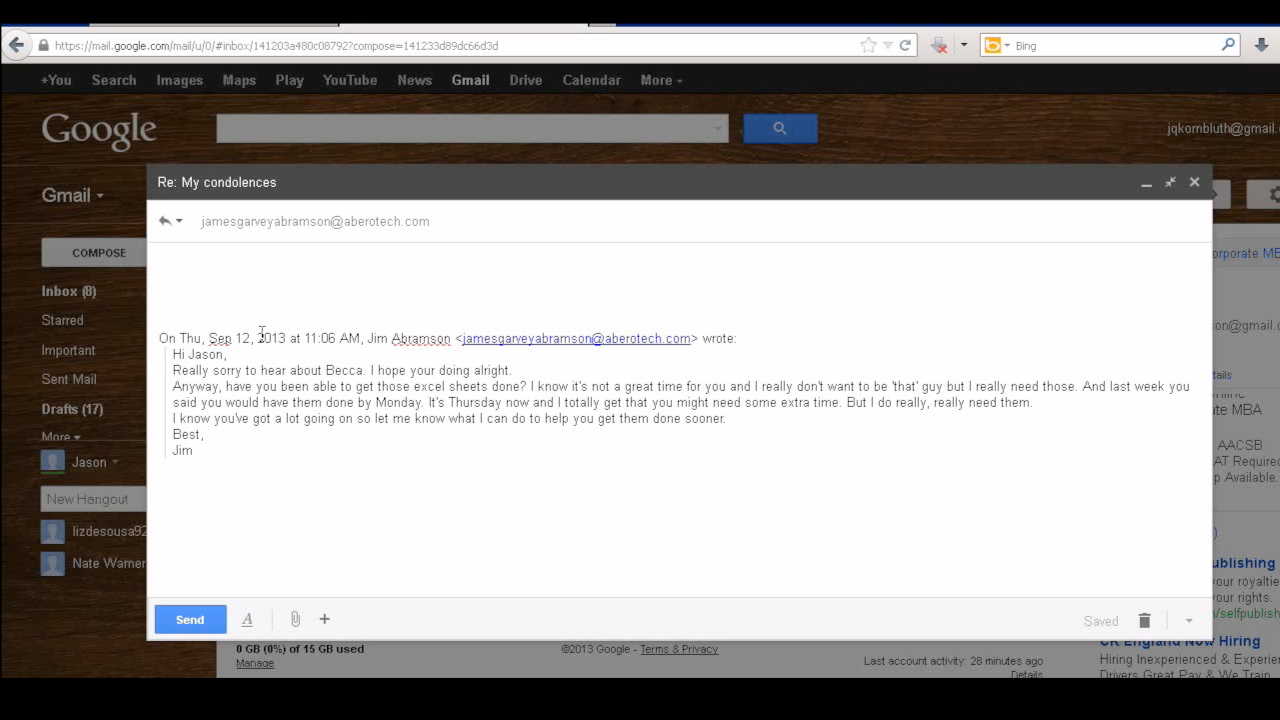 Thanks for Understanding