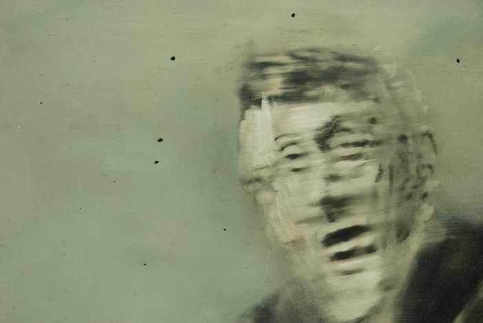 Etranger-une lumière noire et verte-