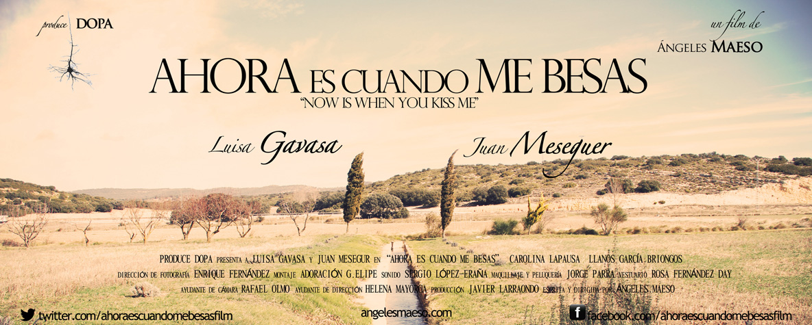 Ahora es cuando me besas