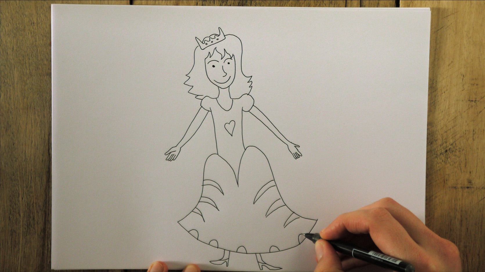 Je suis un dessin de princesse