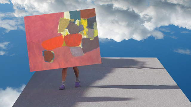 Opp ned er alt abstrakt ... sa pappa