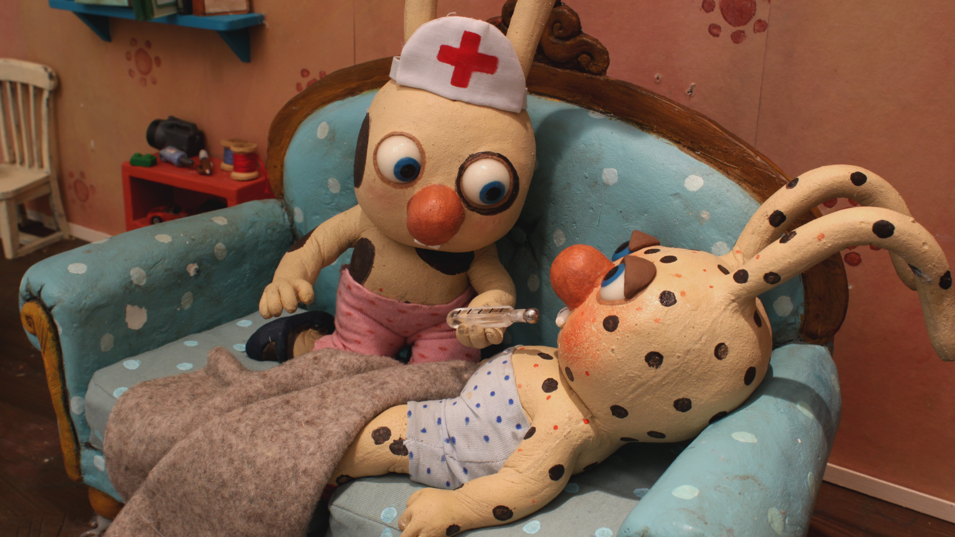 Gros-Pois et Petit-Point "C'est contagieux"