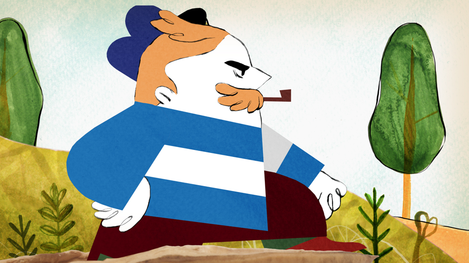 Dans un petit bateau