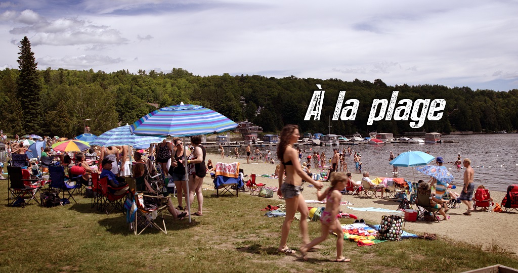 À la plage