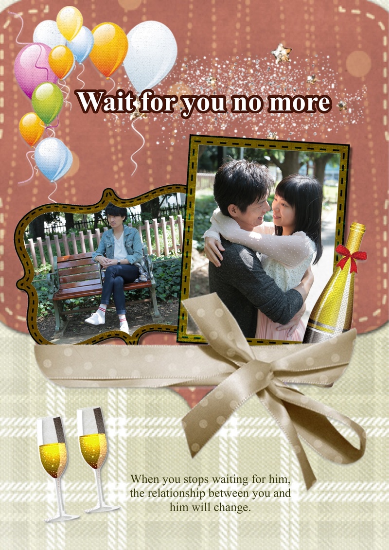 Wait for you no more