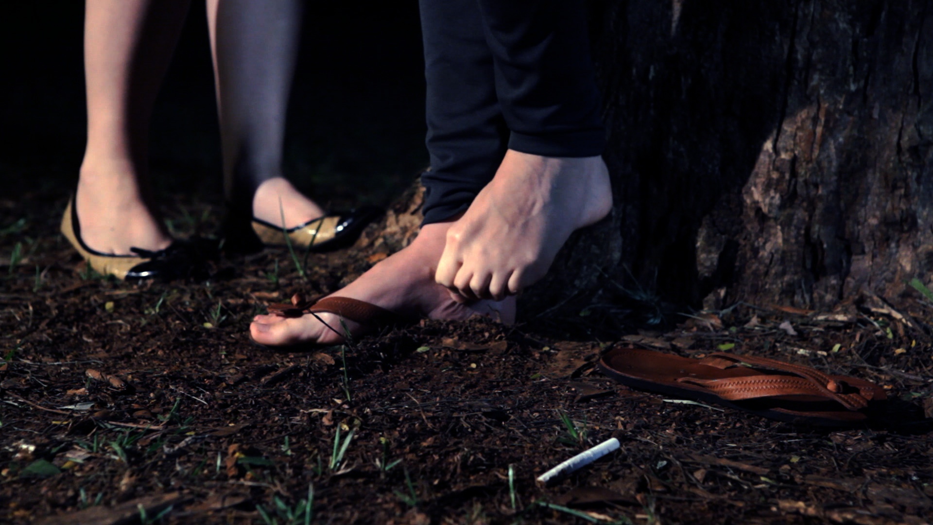 Uma bolha no pé esquerdo de Nina