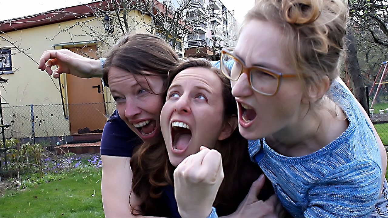 Women Acting Like Soccer Players