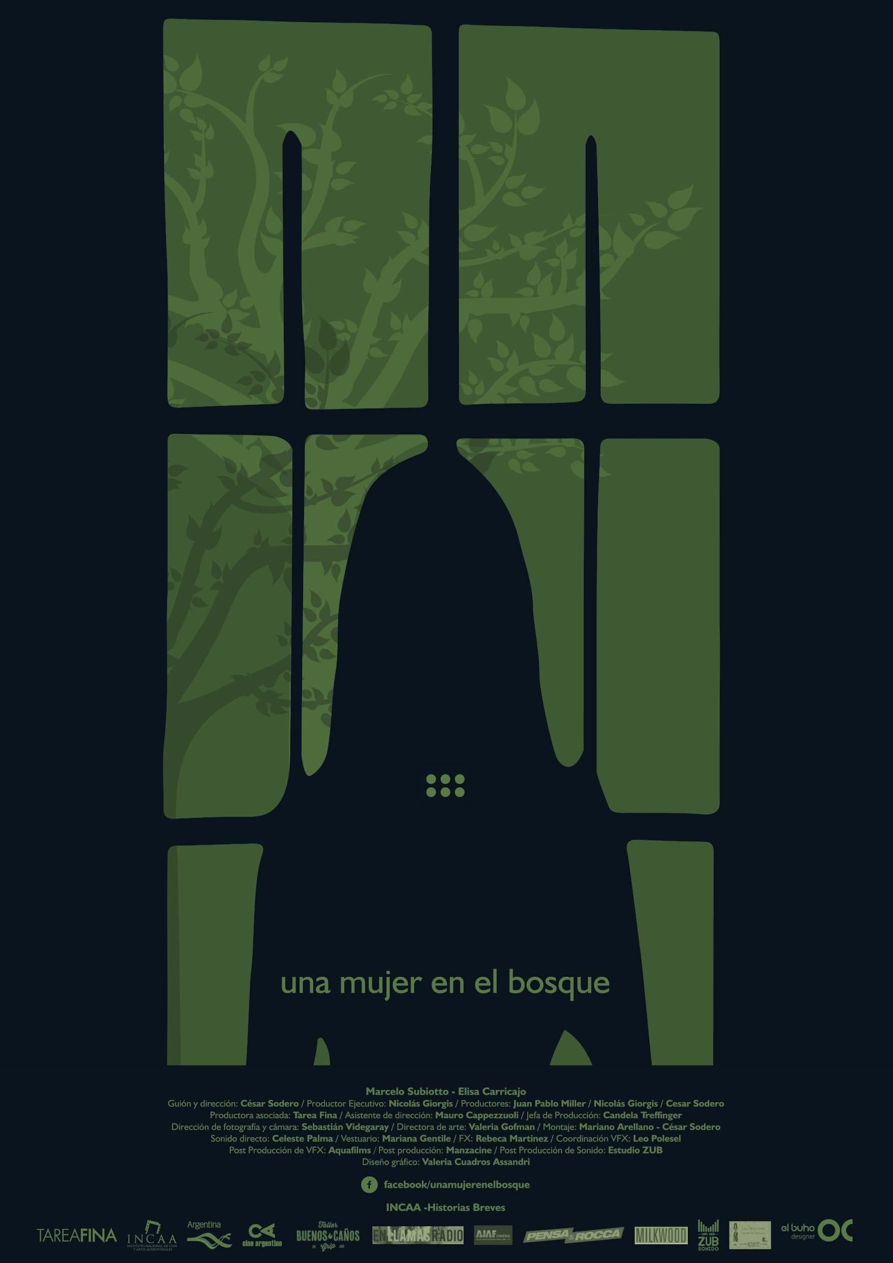 Una mujer en el bosque