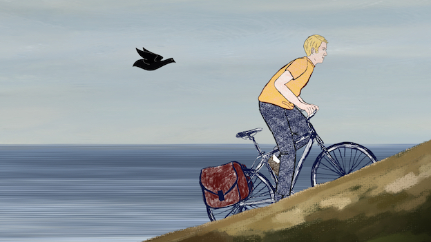 A Lighthouse in Breaking Waves