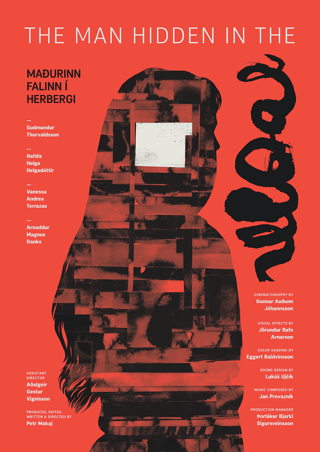 Maðurinn falinn í herbergi