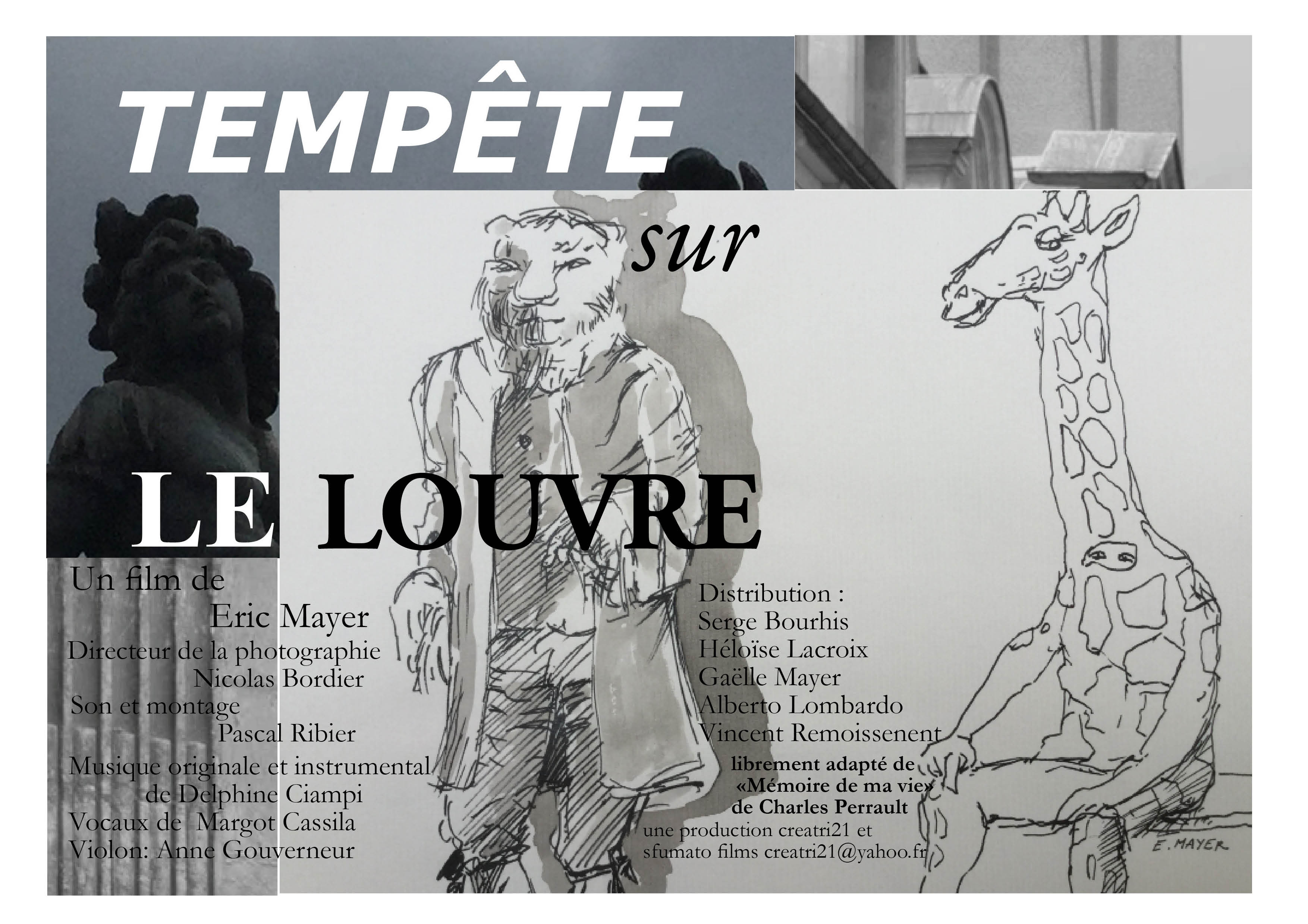 Tempête sur le Louvre