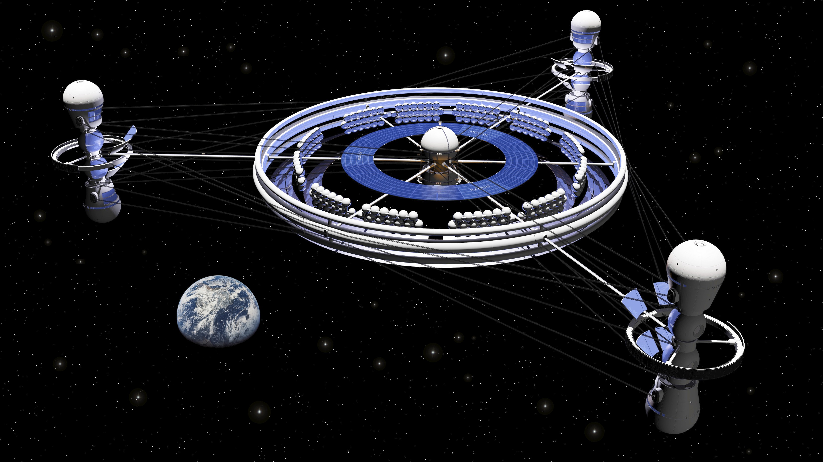 Apogeios, une cité dans l'espace